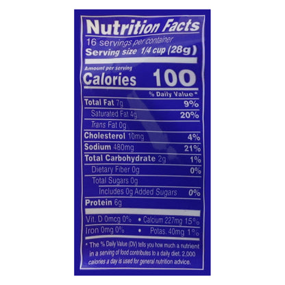 Queso Cotija estilo mexicano para rallar FUD de 454 g (16 oz)