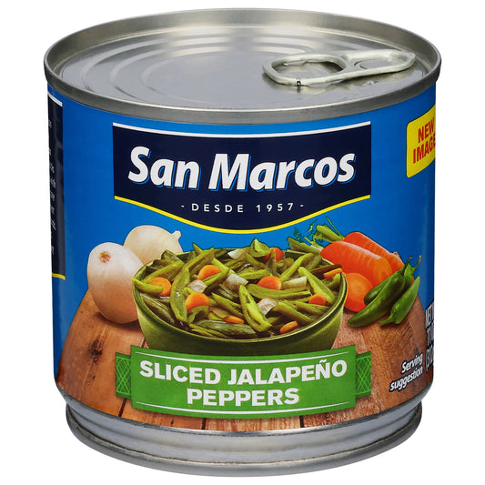 Pimientos jalapeños rebanados San Marcos 312 g