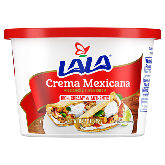 Crema mexicana estilo mexicano Lala, 454 g (16 oz)