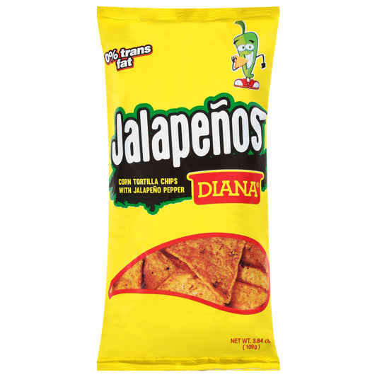 Chips de tortilla de maíz Diana Jalapeños 3.84 oz