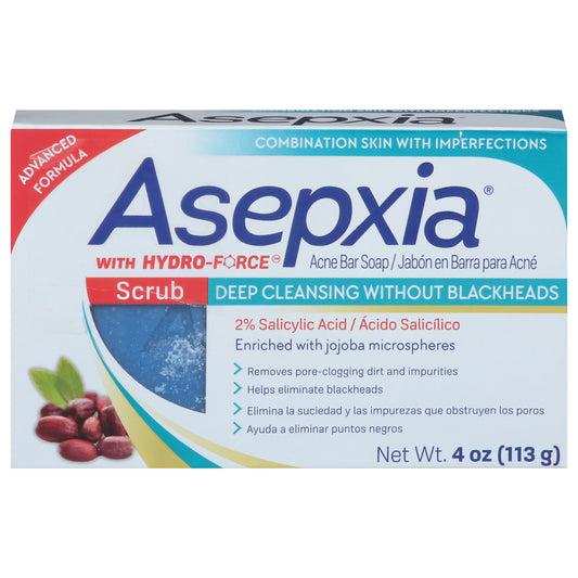 Jabón en barra para el acné Asepxia Advanced Formula de 113 g (4 oz)