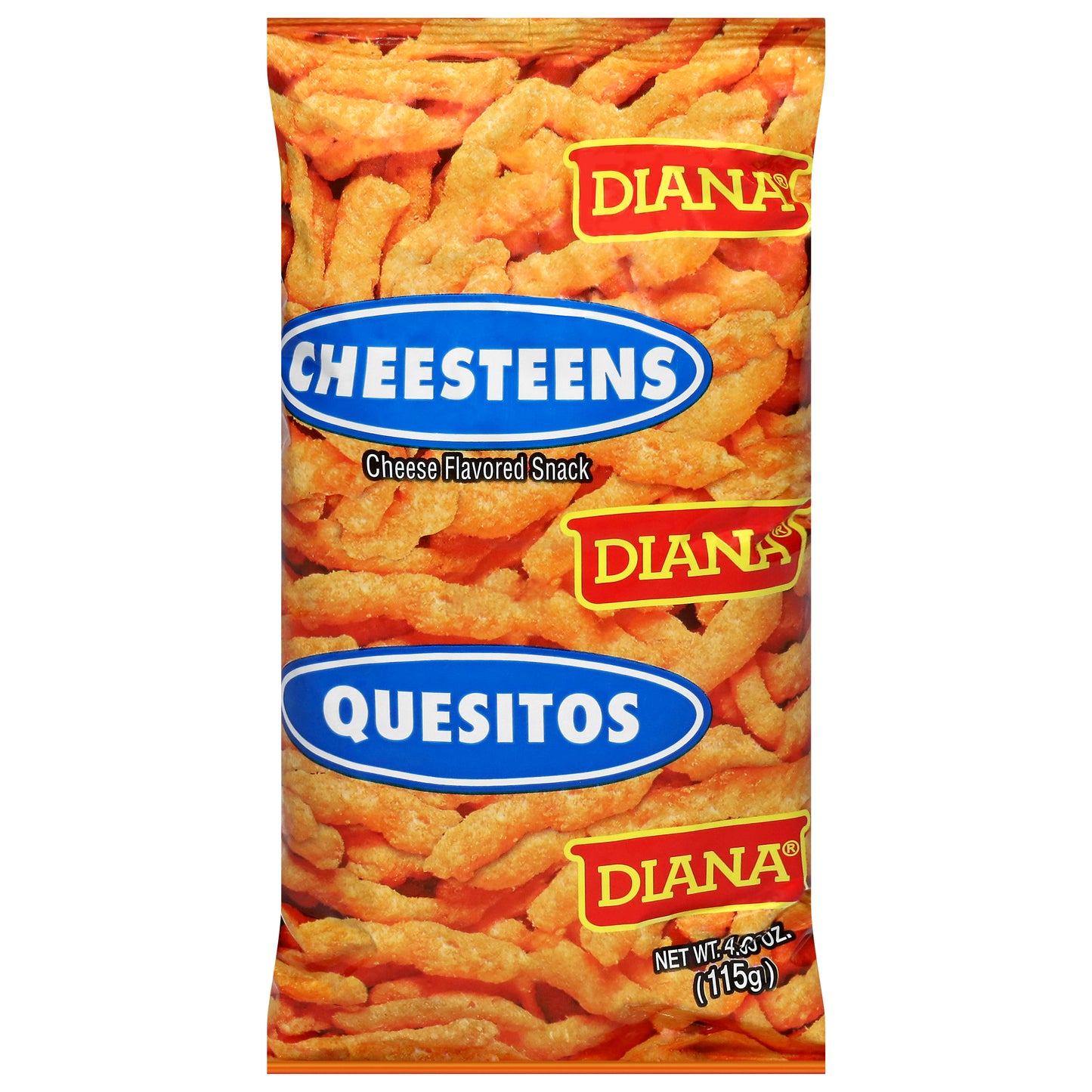 Diana Cheeseteens, snack con sabor a queso, 115 g