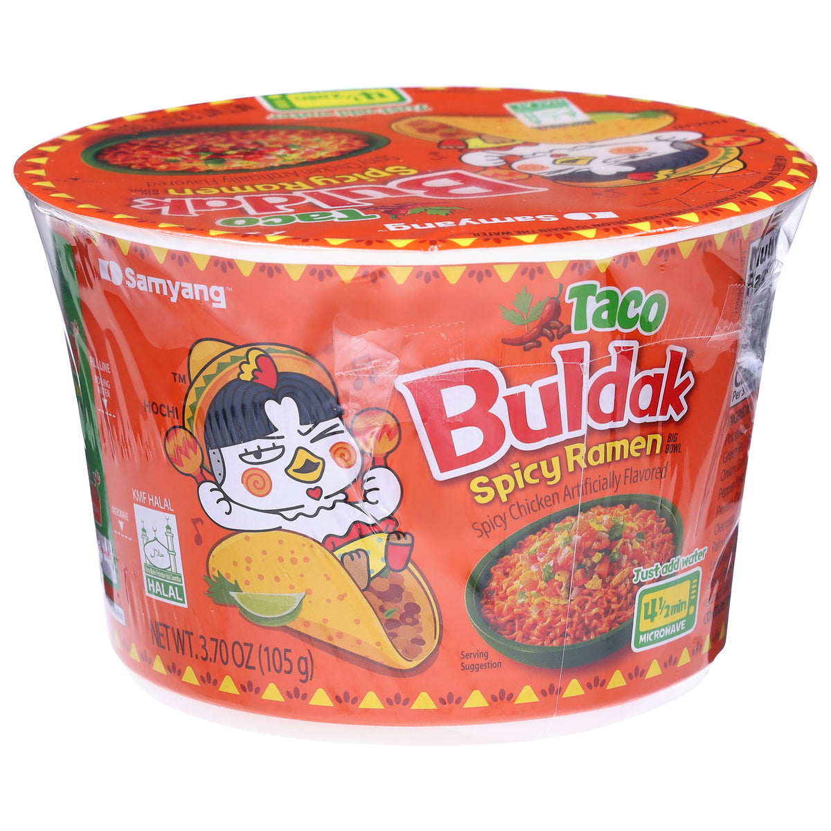 Samyang Buldak Taco Spicy Chicken Ramen 3.70 oz