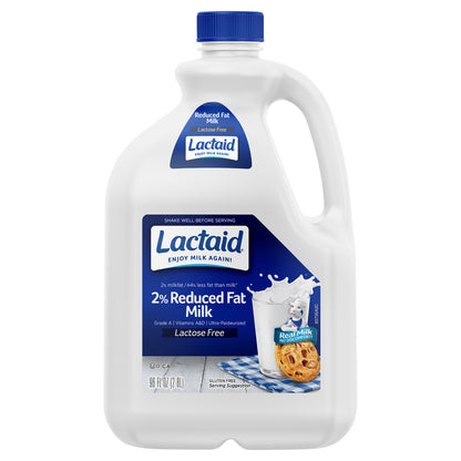 Leche Lactaid 2% reducida en grasa, 96 onzas