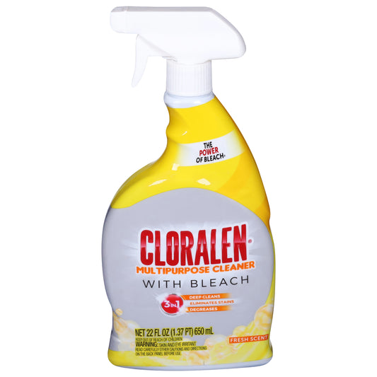 Cloralen Limpiador Multiusos 3 en 1 con Aroma Fresco y Lejía 650 ml