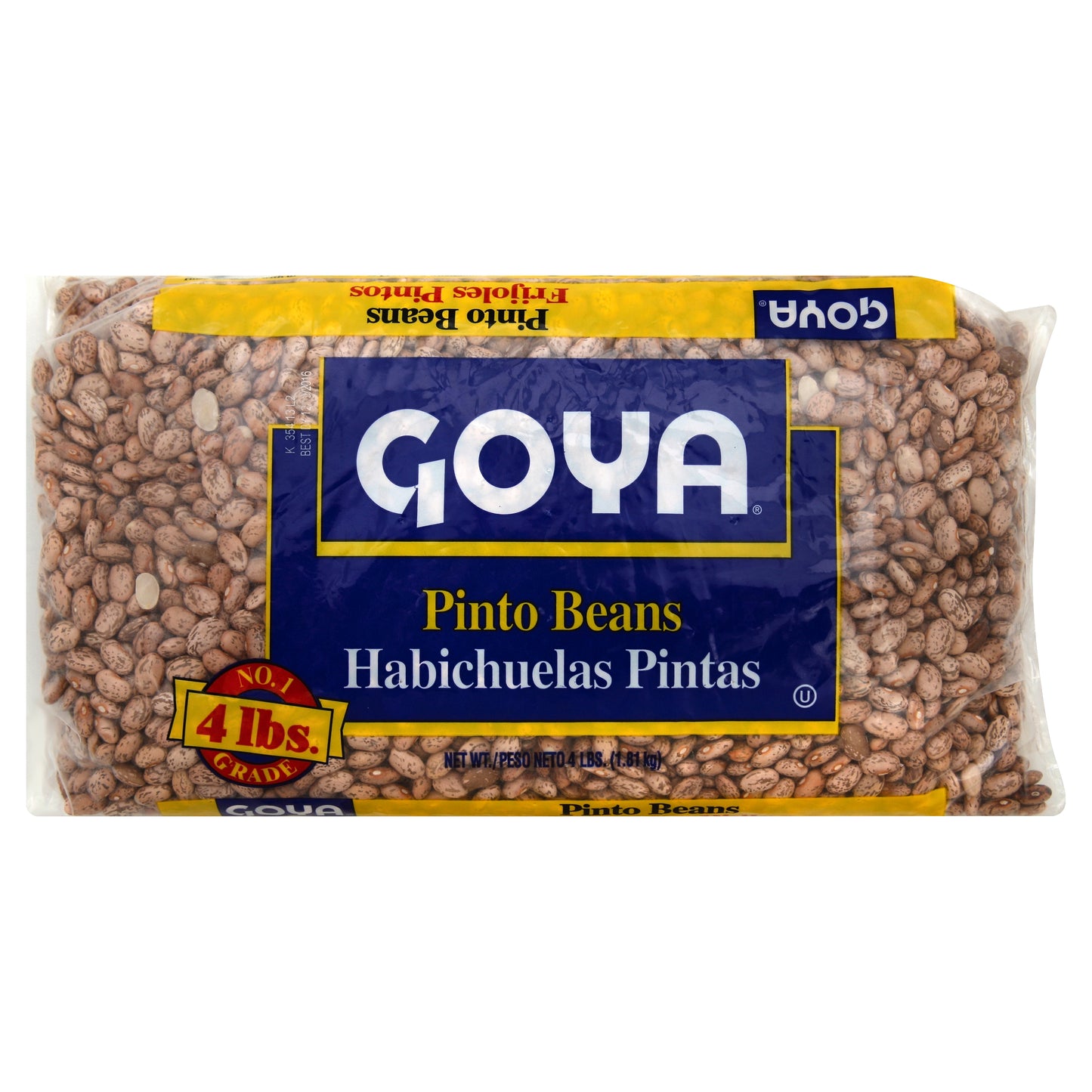 Frijoles pintos Goya 4 lb