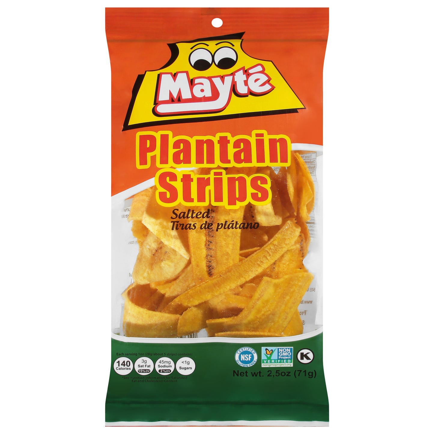 Mayte Salted Plantain Strips 2.5 oz