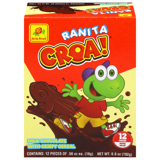 De La Rosa Milk Chocolate with Crispy Cereal 12 - 0.56 oz Pieces