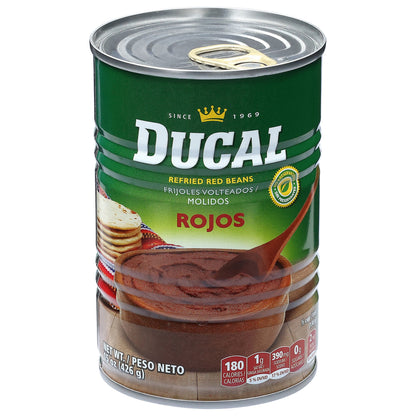Frijoles rojos refritos Ducal de 15 onzas