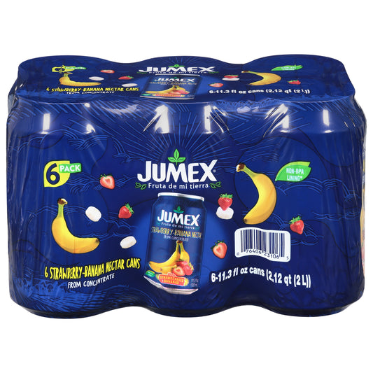 Jumex Strawberry-Banana Nectar 6 - 11.3 fl oz Cans
