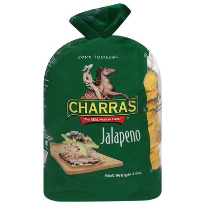 Tostadas Charras de Maíz Jalapeño 8.8 oz