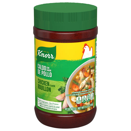 Caldo de pollo granulado Knorr de 450 g (15.9 oz)