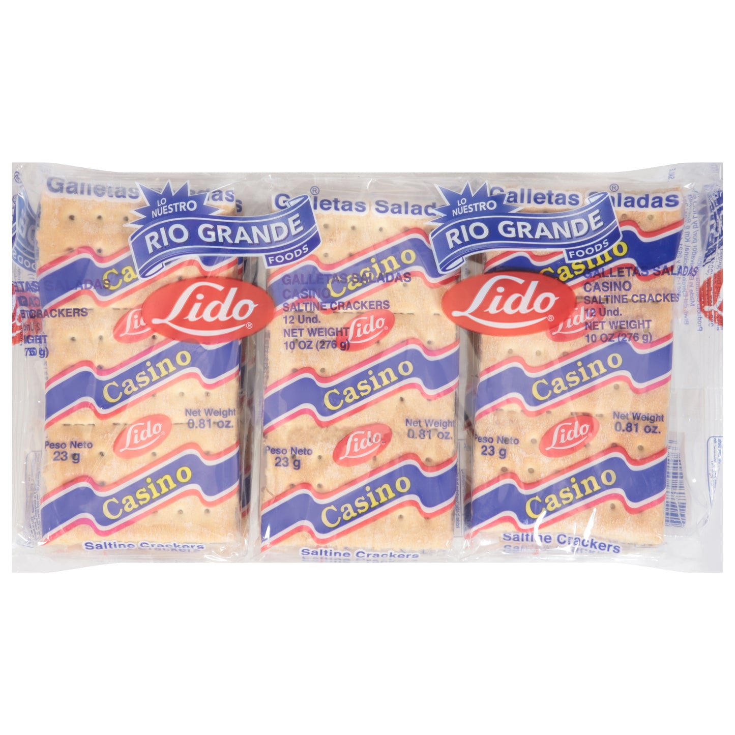 Galletas saladas Rio Grande Foods Lido, 12 unidades