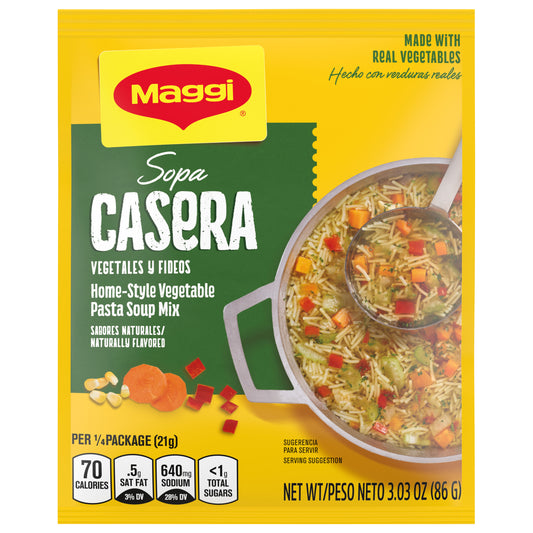 MAGGI SOPAS CASERAS Vegetales 3.03oz