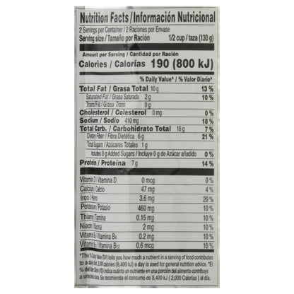 Frijoles refritos negros Ducal de 8 onzas