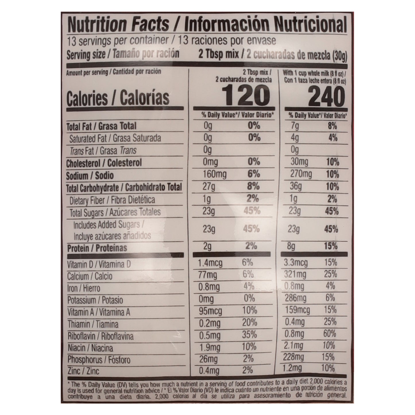 Mezcla para bebida de malta con chocolate Toddy de 14.1 onzas