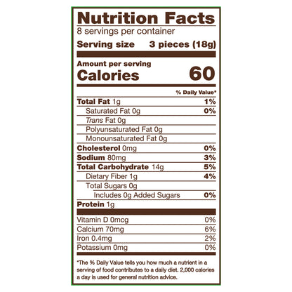 Sanissimo Salmas Oven Baked Salted Corn Crackers 8 - 0.68 oz Packages