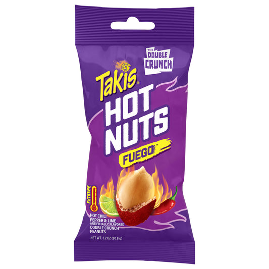 Takis Hot Nuts Extreme Fuego Double Crunch de cacahuete 90 g