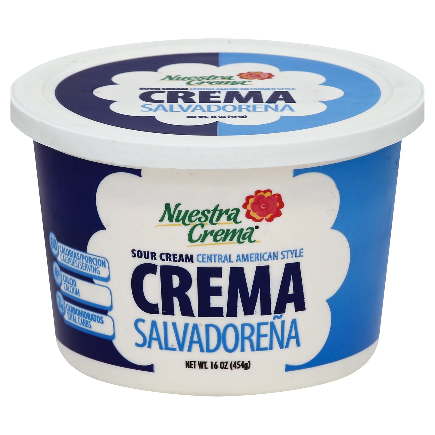 Nuestra Crema, crema agria estilo centroamericano, 16 oz