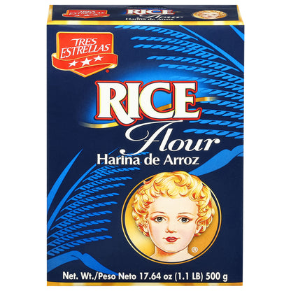 Harina de Arroz Tres Estrellas 17.64 oz