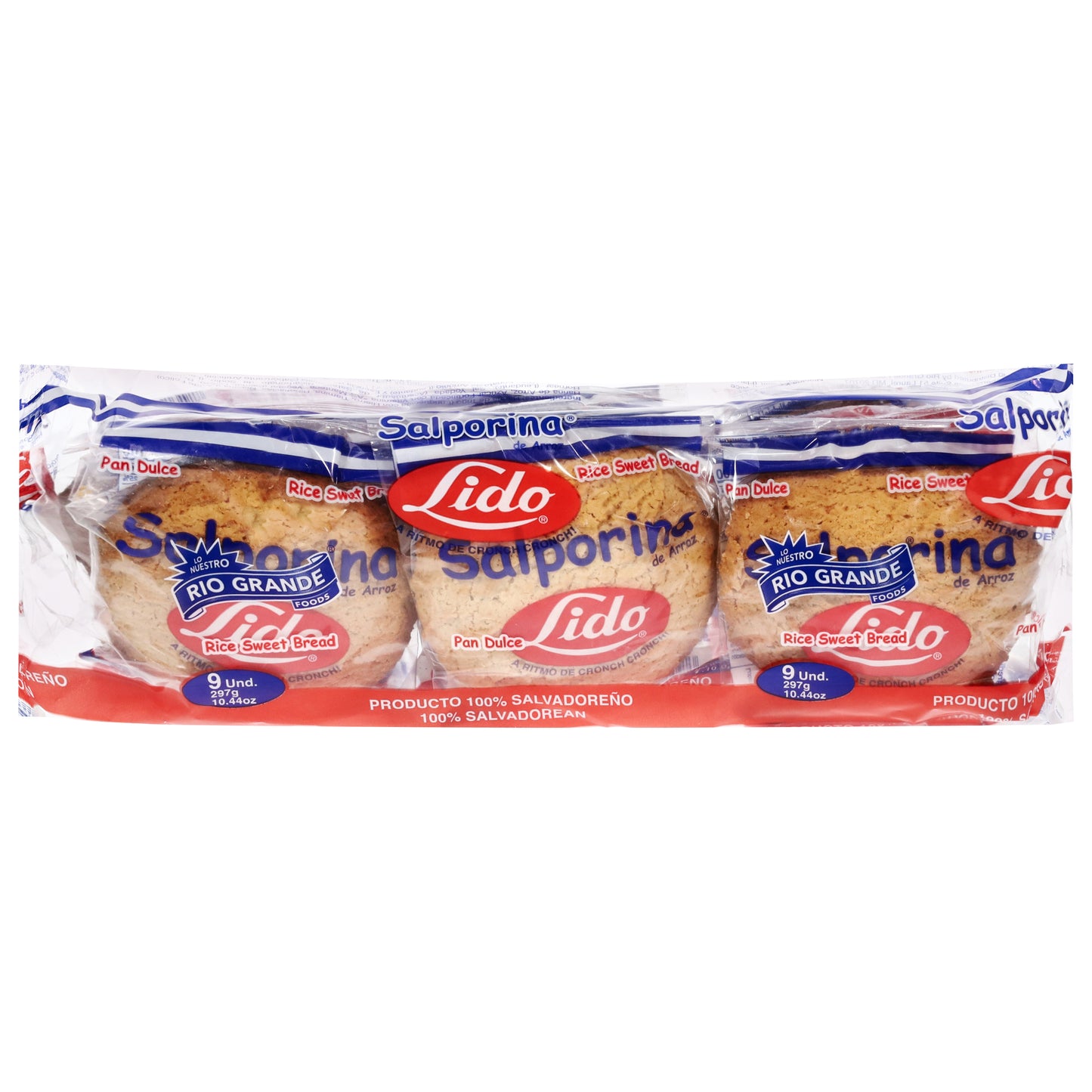 Pan dulce de arroz Lido 9 unidades