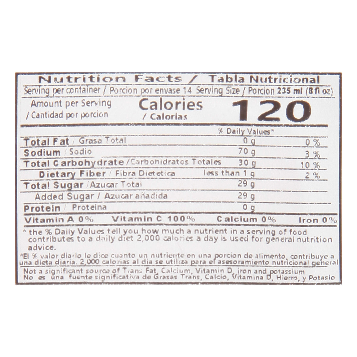 Bebida de Naranja De la Granja 115 fl oz
