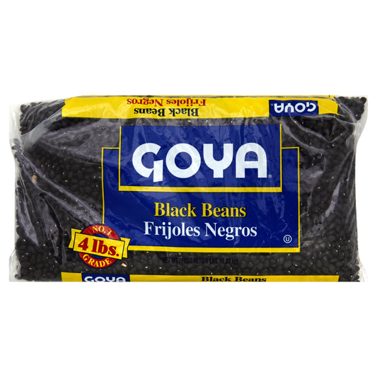 Frijoles negros Goya de 4 libras