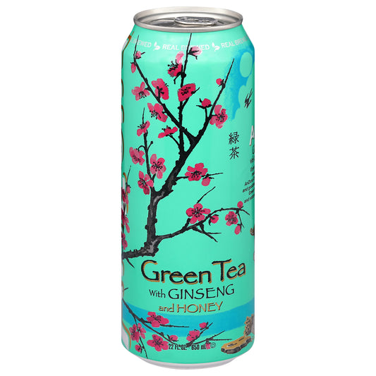 Té verde AriZona con ginseng y miel de 650 ml