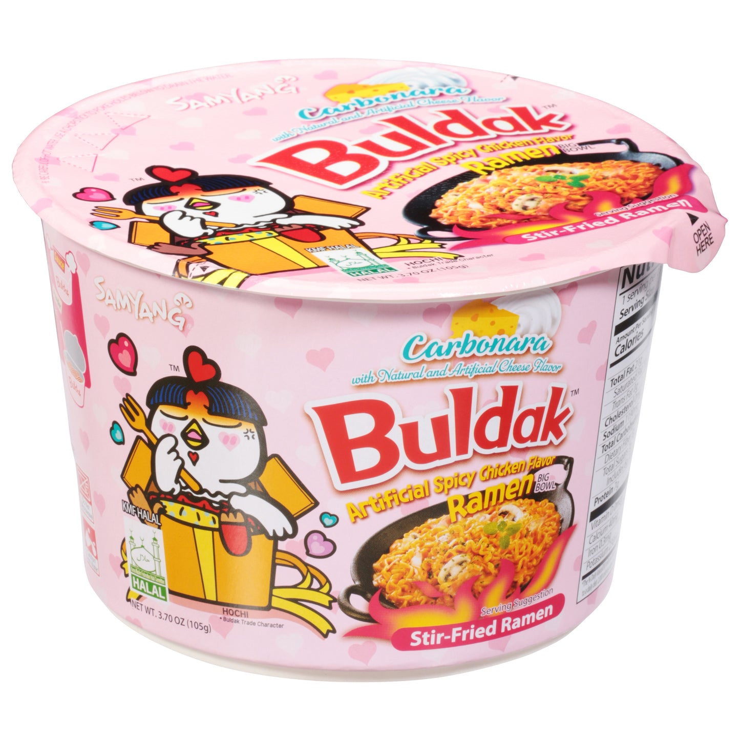 Samyang Buldak Carbonara Ramen Tazón Grande 3.70 oz