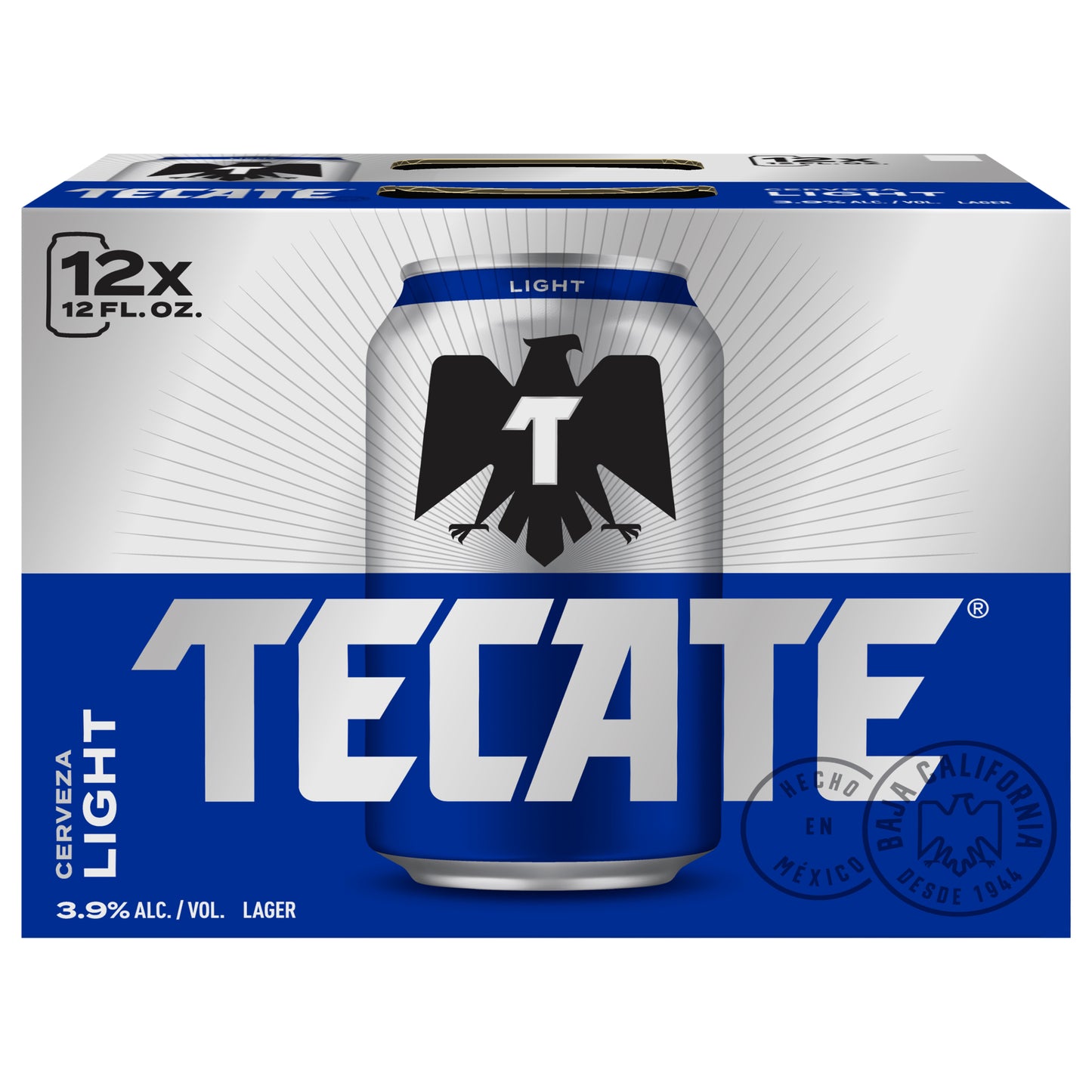 Cerveza Tecate Light Lager, 12 latas de 355 ml (12 onzas líquidas)