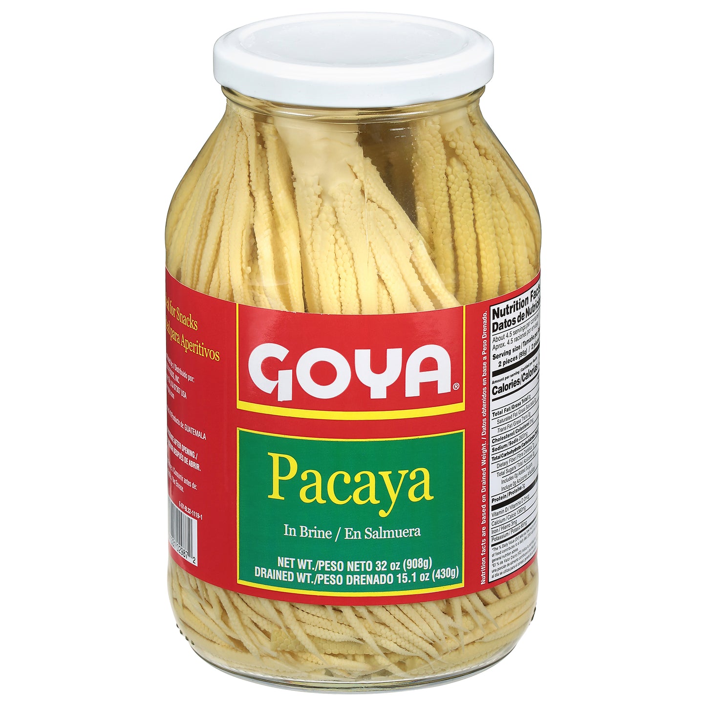 Goya Pacaya en salmuera 32 onzas
