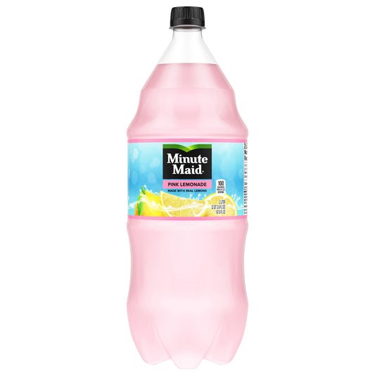 Botella de limonada rosa Minute Maid, 2 litros