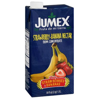 Néctar de fresa y plátano Jumex, 64 onzas líquidas