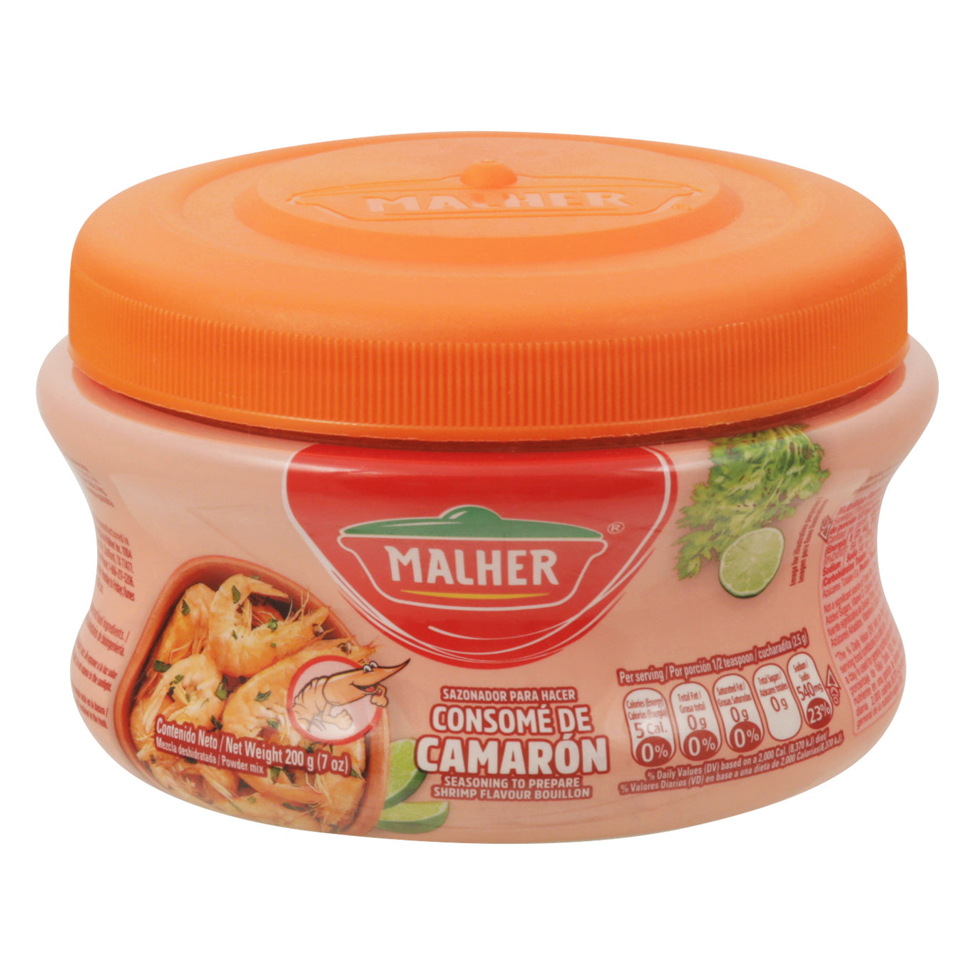 Mezcla en polvo sabor a camarón Malher 7 oz