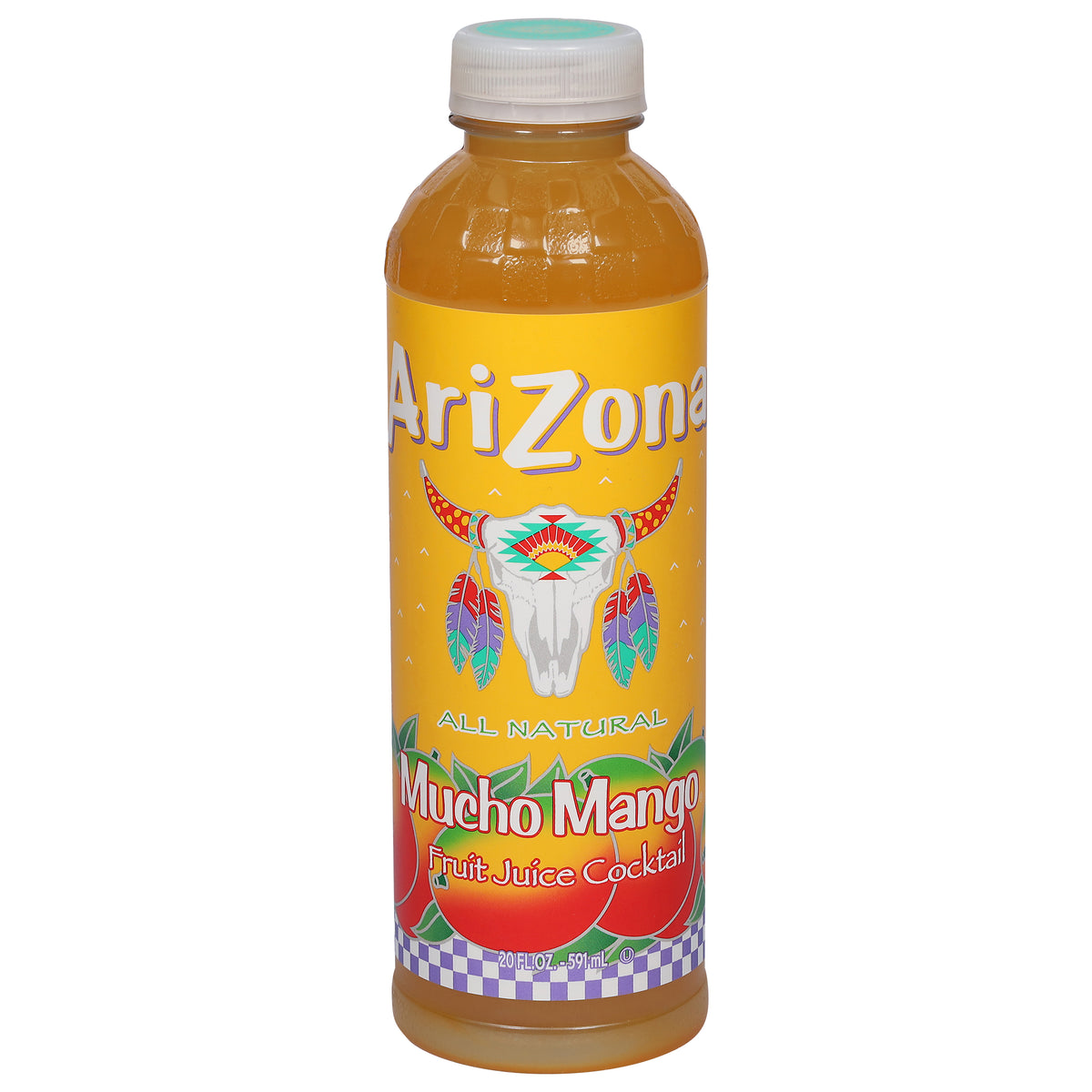 AriZona All Natural Mucho Mango Fruit Juice Cocktail 20 fl oz