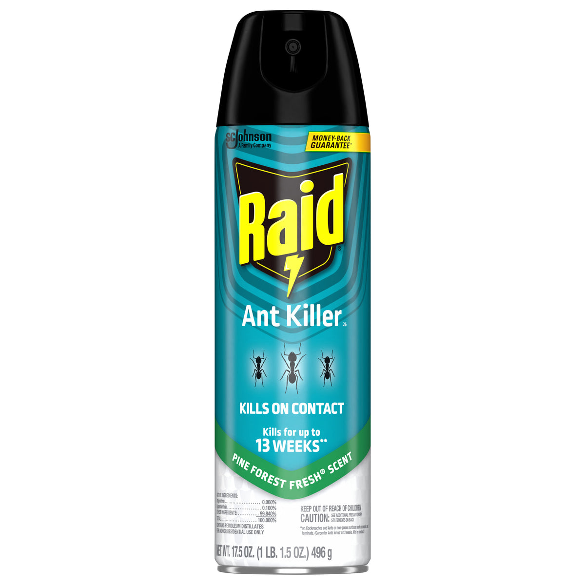 Raid Ant Killer 26, Insecticide Spray for Home, Pine Forest Fresh Scent, 17.5 oz