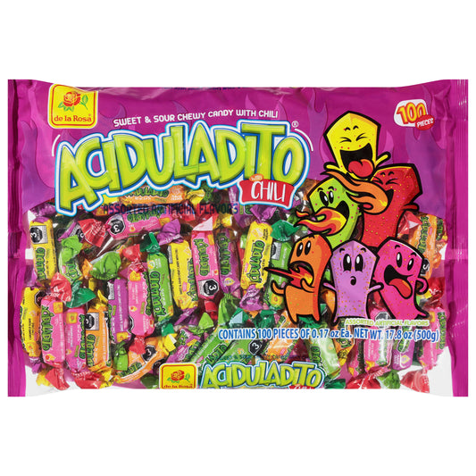 De La Rosa Assorted Candy with Chili 100 - 0.17 oz Each