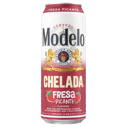 Modelo Chelada Fresa Picante Cerveza Sabor Importada Mexicana