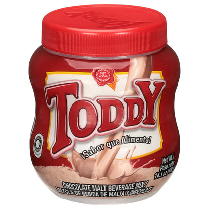 Mezcla para bebida de malta con chocolate Toddy de 14.1 onzas
