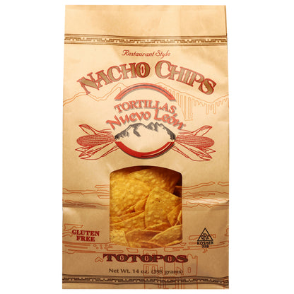 Tortillas Nuevo León Nachos Estilo Restaurante 14 oz