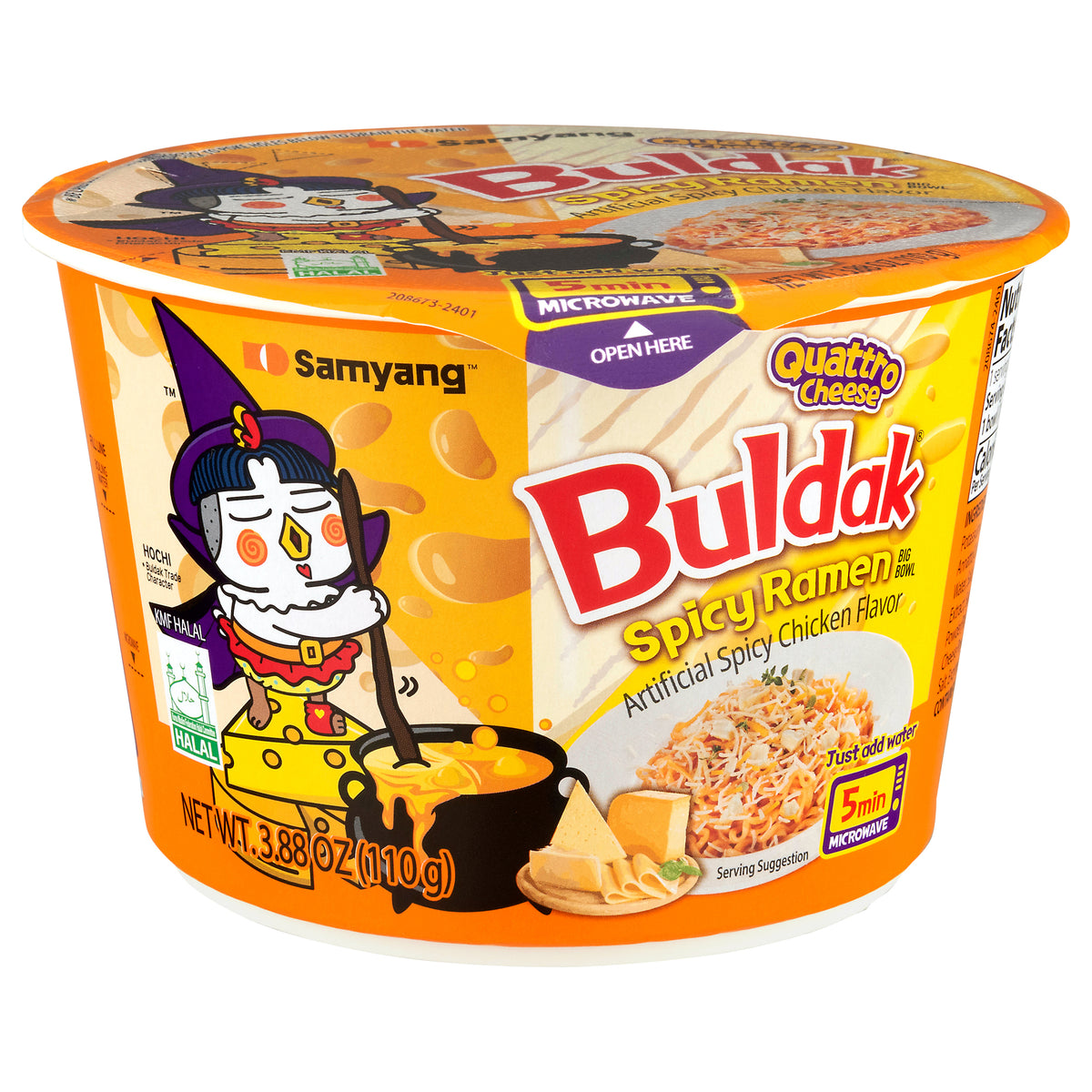 Samyang Buldak Spicy Quattro Cheese Ramen 3.88 oz