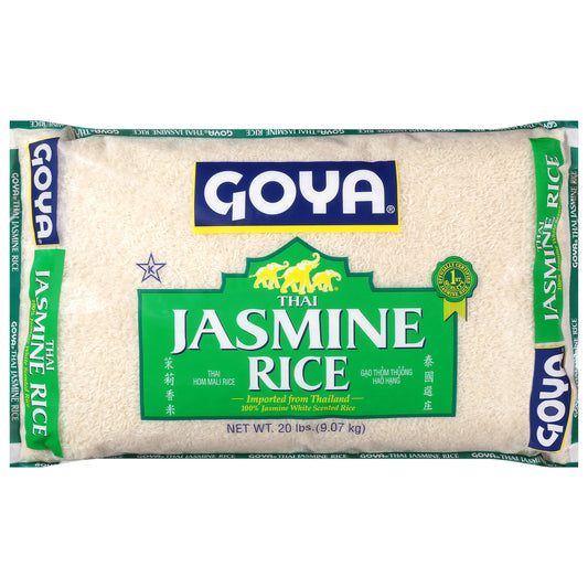 Arroz jazmín tailandés Goya de 20 libras