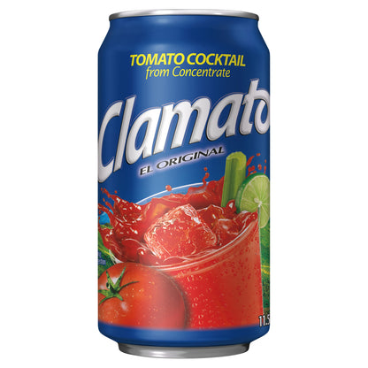 Clamato Original Tomato Cocktail, lata de 340 ml (11.5 onzas líquidas).