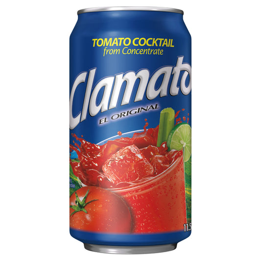 Clamato Original Tomato Cocktail, lata de 340 ml (11.5 onzas líquidas).