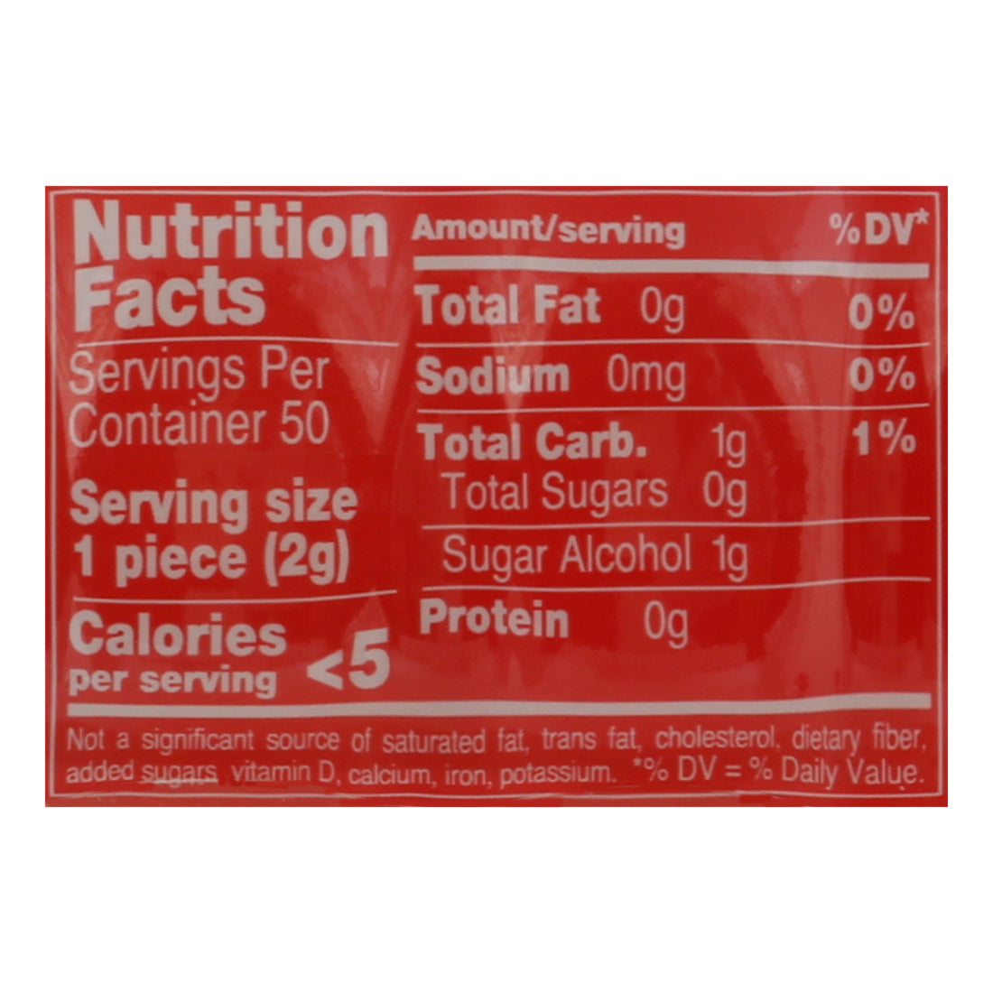 Mentos Sugar Free Red Fruit Lime Tropical Gum 50 Pieces
