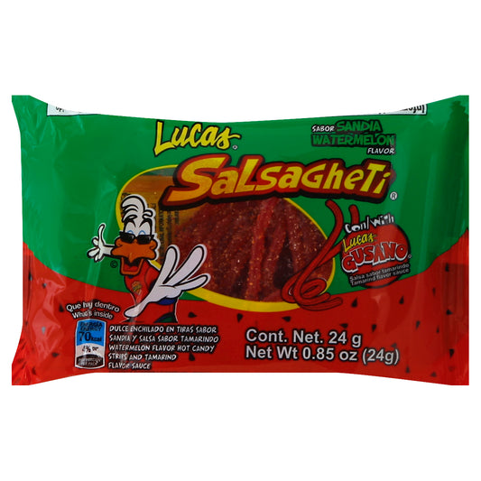 Tiras de caramelo Lucas sabor sandía 0.85 oz