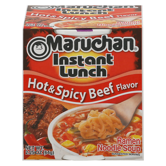 Sopa de fideos ramen Maruchan Instant Lunch sabor a carne picante 2.25 oz