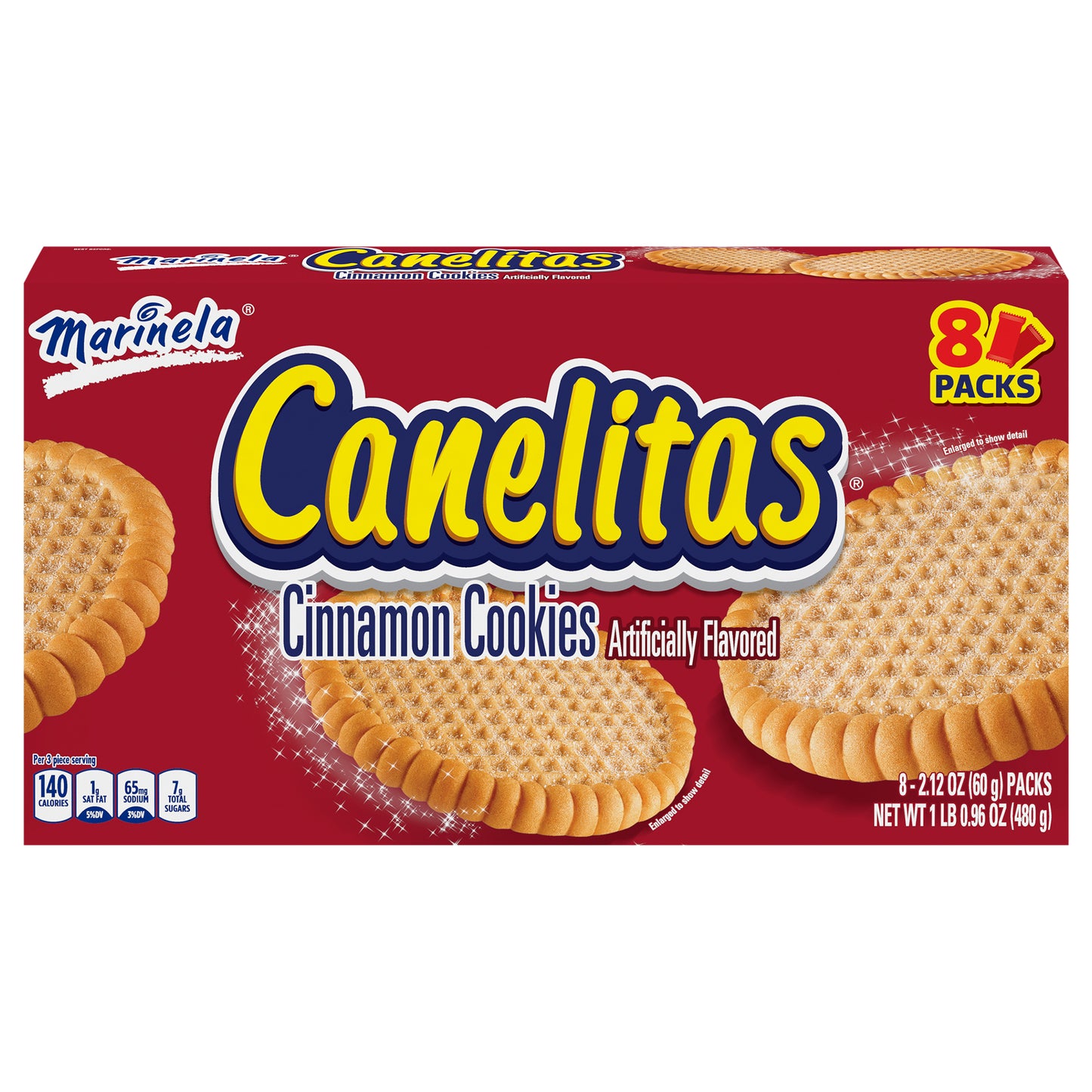 Caja de galletas de canela Marinela Canelitas