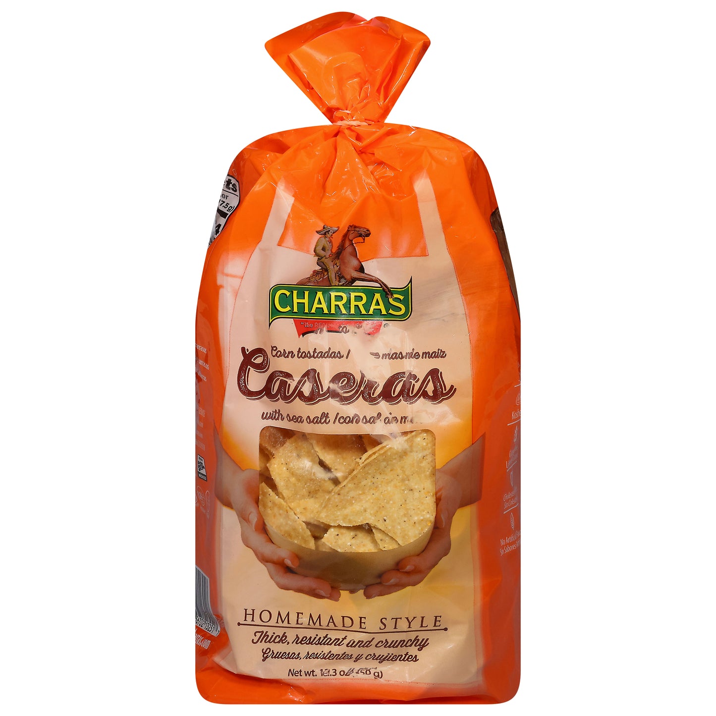 Tostadas de Maíz Caseras Charras Home Style 12.3 oz