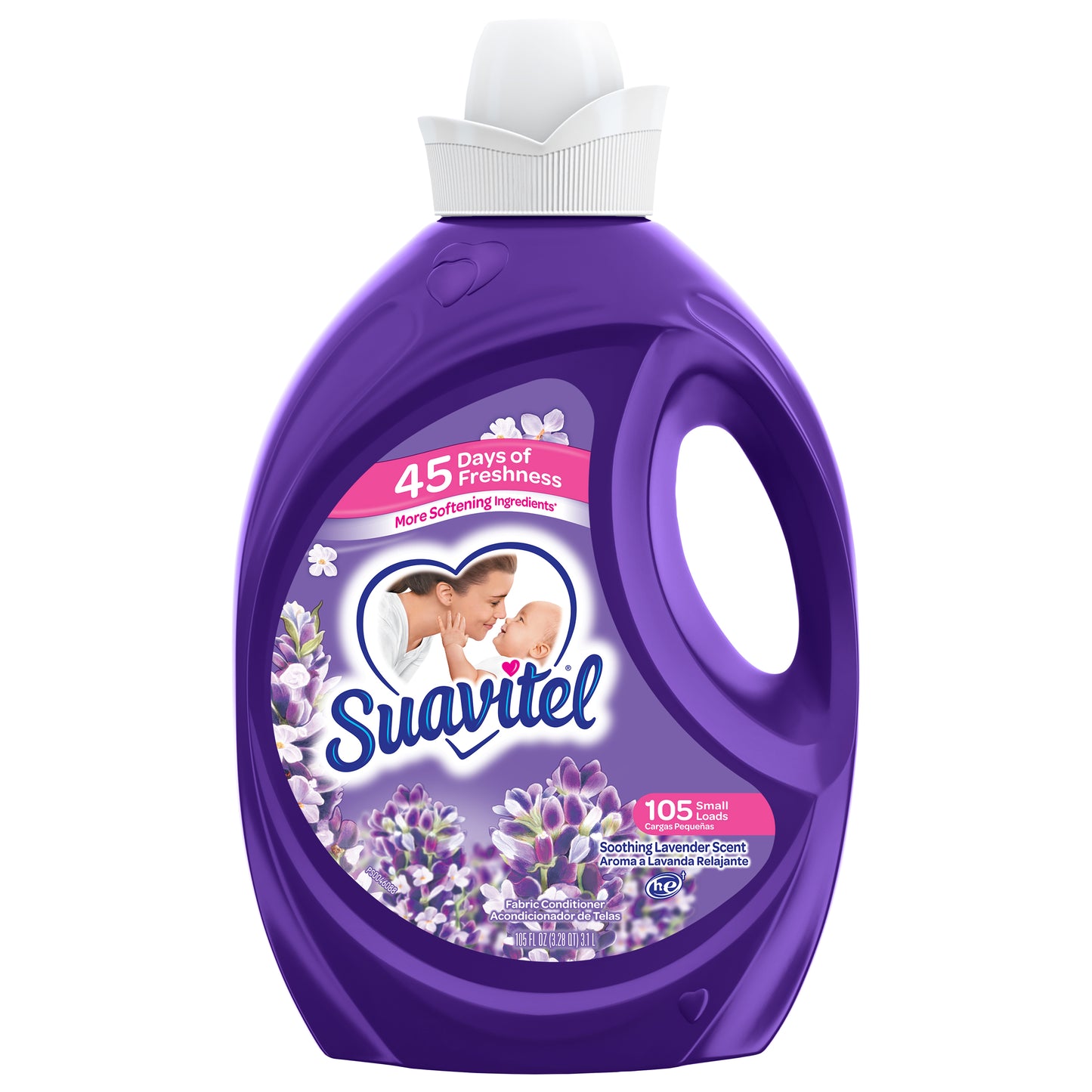 Suavizante de telas Suavitel, lavanda relajante - 2.98 litros
